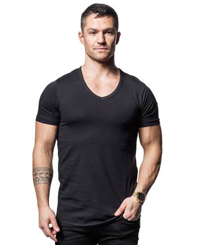Basic V-Neck Black Jack & Jones
