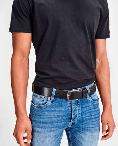 Paul Leather Belt Black Jack & Jones Paul Leather Belt Black Jack & Jones