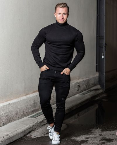 Eemil Knit Roll Black Jack & Jones