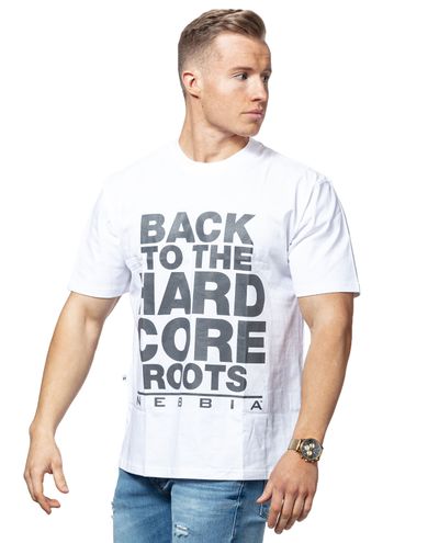 Hardcore T-Shirt White NEBBIA
