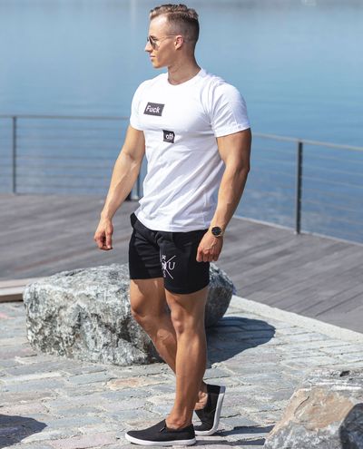 Fk Off Split Tee White Mister Tee