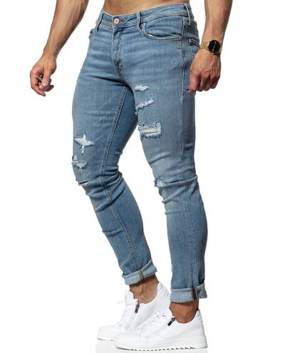 Liam Ripped Blue Jeans L34 Jack & Jones