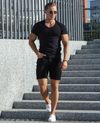 Basic V-Neck T-Shirt Black Jack & Jones