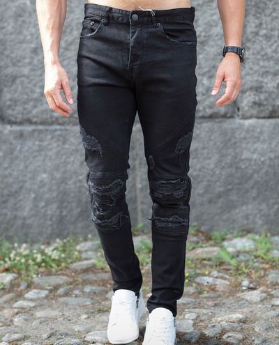 Inverted Biker Ian Denim Jeans L32 Urban Classics Inverted Biker Ian Denim Jeans L32 Urban Classics