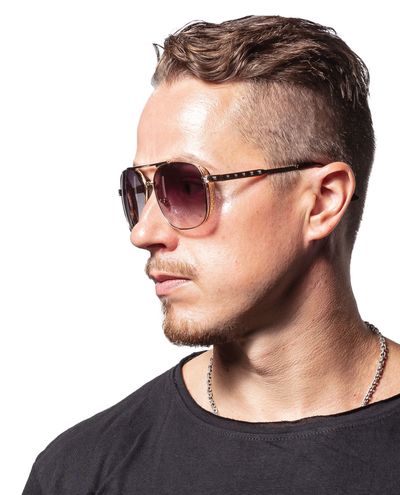 Santiago Gold Sunglasses Jerone