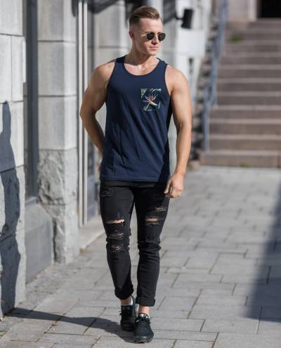 Coastal Tank NavyJack & Jones Coastal Tank NavyJack & Jones