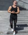 Long Shaped Loose Tank Black Urban Classics