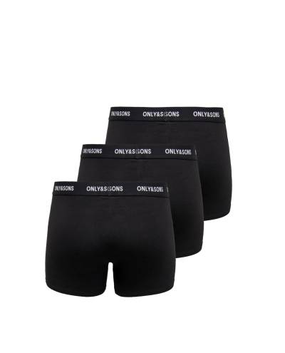 Fitz Trunks 3pack Black Only & Sons Fitz Trunks 3pack Black Only & Sons