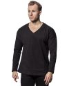 Jason V-Neck Longsleeve Black Jerone