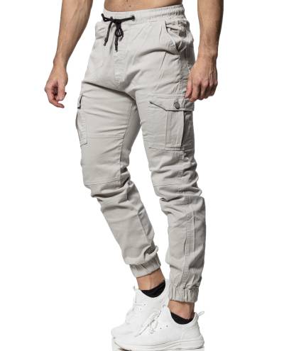 Linus Pants Gray Elastic Street Jerone Linus Pants Gray Elastic Street Jerone