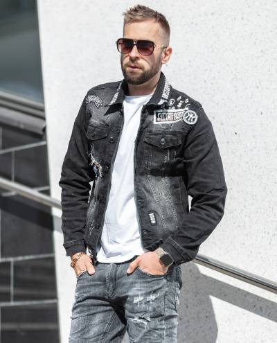 Unstoppable Denim Jacket Black Jerone Unstoppable Denim Jacket Black Jerone