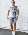 Department White T-Shirt Printed Jerone