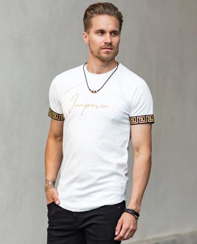 Imperio Golden Details T-Shirt White Jerone