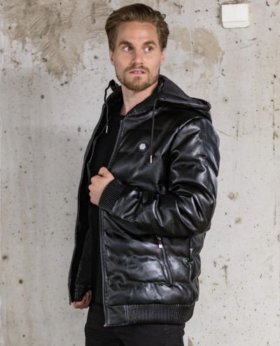 PU Fashion Bubble Jacket Jerone