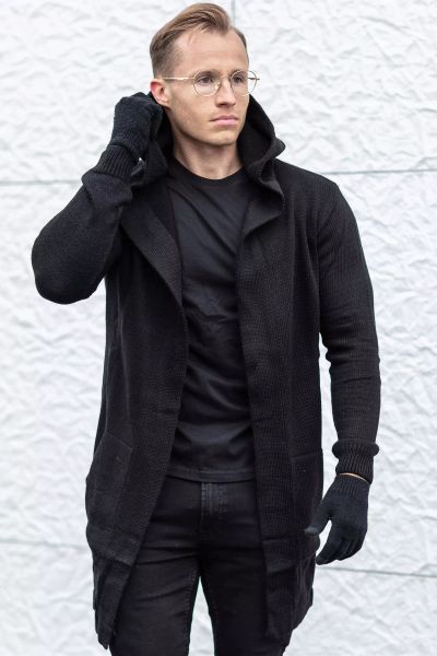 Black Cardigan Long Carisma