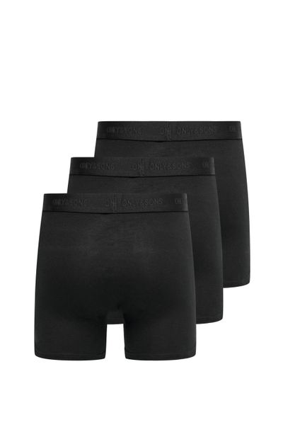Fitz 3PACK Black Trunks Black Waist Only & Sons