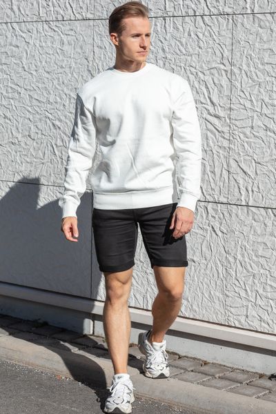 Star Basic Sweat White Jack & Jones Star Basic Sweat White Jack & Jones