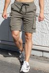Olive Drawstring Cargo Shorts Urban Classics