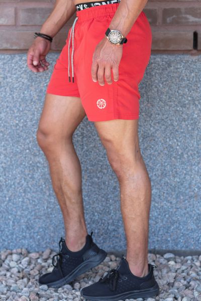 Fiji Red Swim Shorts Beach Jack & Jones