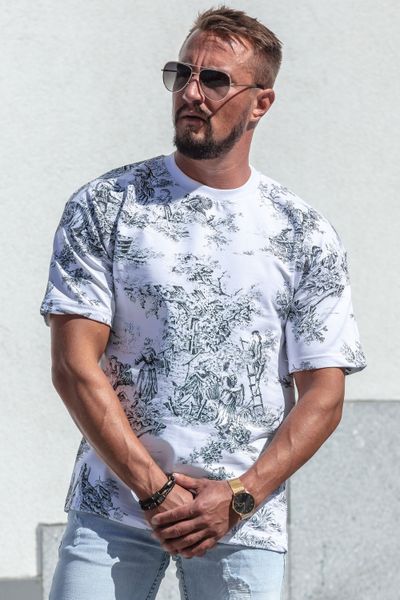 Fully Printed T-shirt White AARHON