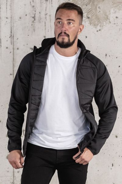 herr lätt höstjacka hybrid med slip-on mitt