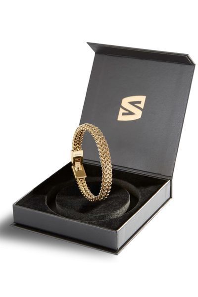 Franco Bracelet Stainless Steel Gold Serasar