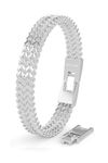 Franco Bracelet Stainless Steel Silver Serasar