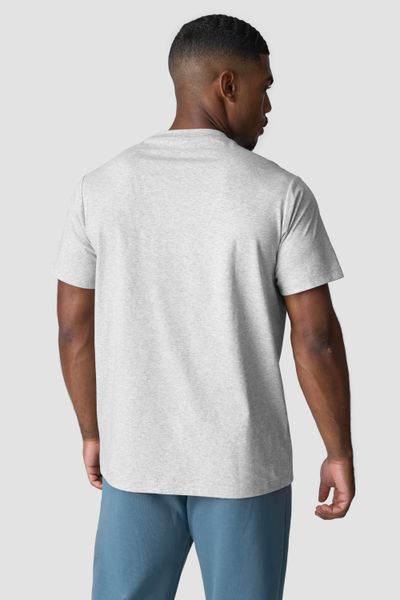 högkvalitativ grå t-shirt för fritidsmän