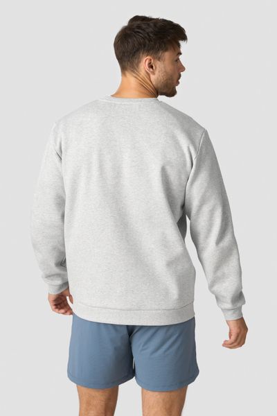 ljusgrå sweatshirt för män