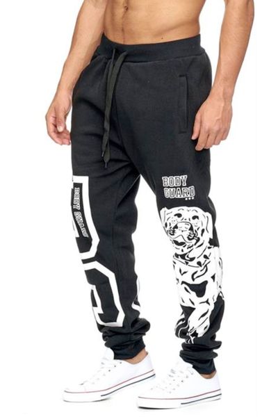 sweatpants med tryck för män