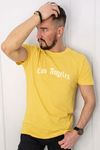 Los Angeles Bright Yellow T-Shirt Mister Tee
