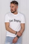 Los Angeles White T-Shirt Mister Tee