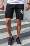 LA svarta collegeshorts med dragkedjefickor JERONE