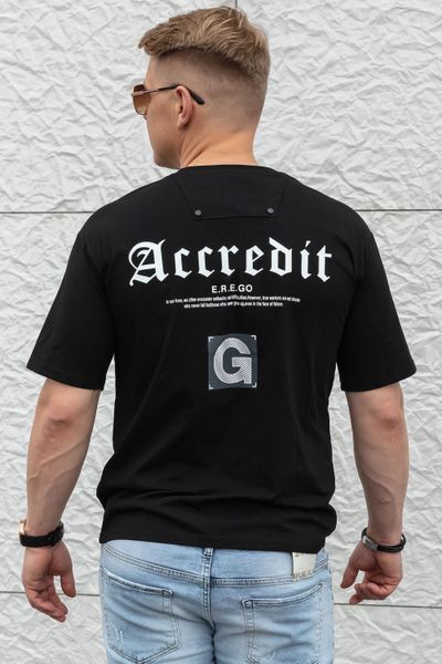 Accredit T-shirt svart JERONE Accredit T-shirt svart JERONE