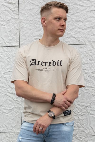 Accredit T-shirt ljusbrun JERONE