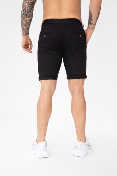Herrens svarta elastiska snyggare shorts JERONE