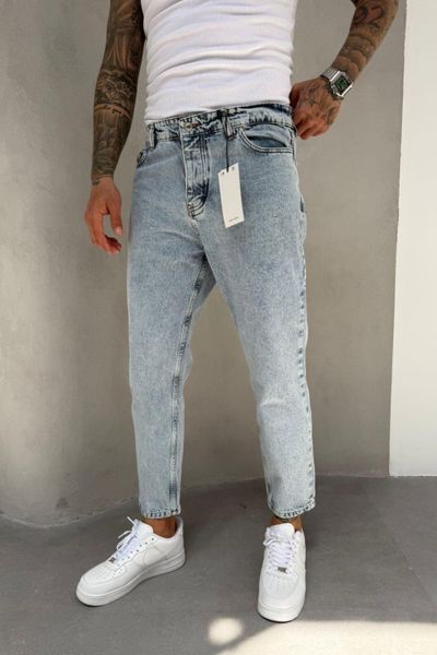 Stentvättade trendiga jeans L32 JERONE Stentvättade trendiga jeans L32 JERONE