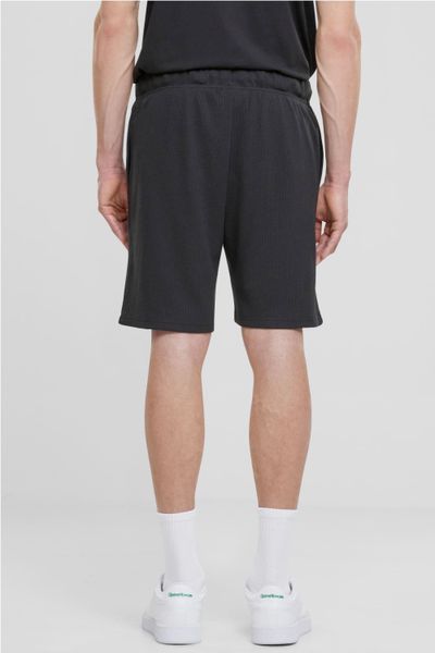 Svarta shorts med våffelmönster URBAN CLASSICS