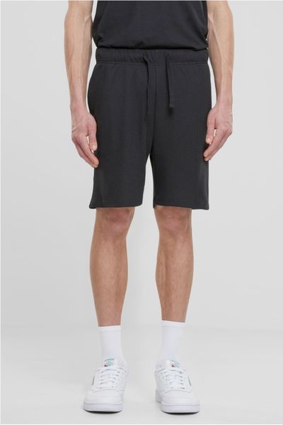 Svarta shorts med våffelmönster URBAN CLASSICS