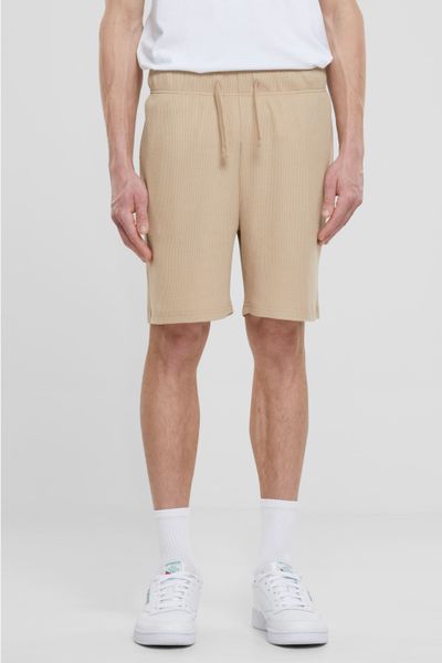 Beige shorts med våffelstruktur URBAN CLASSICS Beige shorts med våffelstruktur URBAN CLASSICS