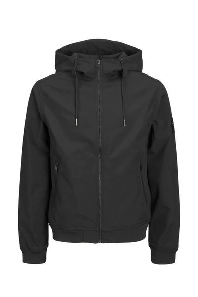 Svart Softshell Jacka Jack & Jones Svart Softshell Jacka Jack & Jones