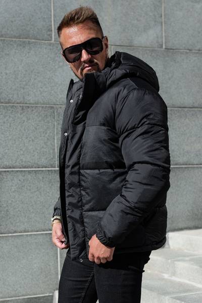 Union Puffer svart jacka Jack & Jones Union Puffer svart jacka Jack & Jones