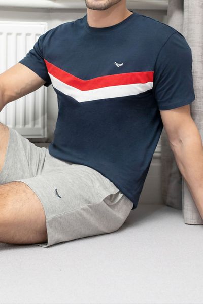 Tvådelad hemmaklädsel t-shirts och shorts Threadbare