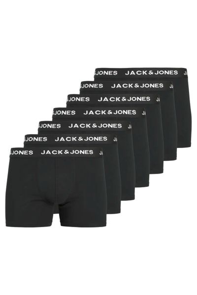 Chuey 7-pack svarta boxershorts Jack&Jones