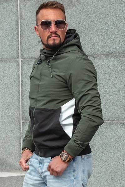 Rush Hood Bomber Olive Jack&Jones Rush Hood Bomber Olive Jack&Jones