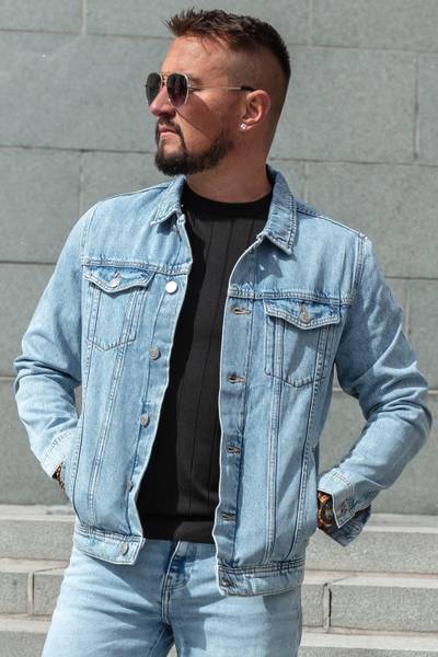 Blå jeansjacka JACK&JONES