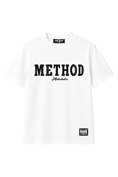 Method T-tröja vit med strass JERONE Method T-tröja vit med strass JERONE