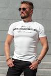 Rick Strukturerad t-shirt vit JERONE