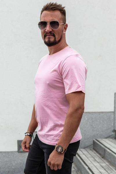 Basic O-Neck Organic Pink Jack & Jones Basic O-Neck Organic Pink Jack & Jones