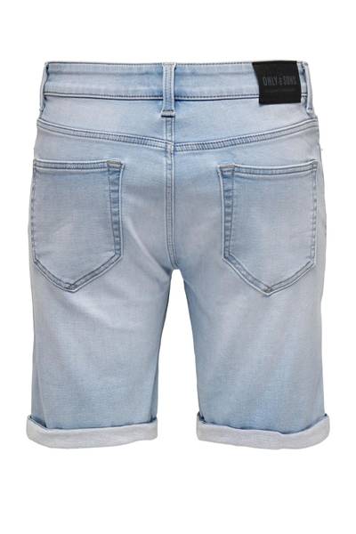 Ljusblå stretchshorts ONLY&SONS Ljusblå stretchshorts ONLY&SONS